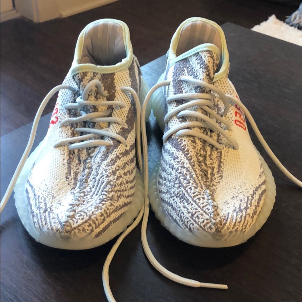 Adidas Yeezy 350 Boosts V2 Blue Tint